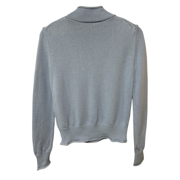 J. Crew Light Blue Turtleneck Sweater - Picture 6 of 6